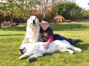 Alex with his Harper and Harvey