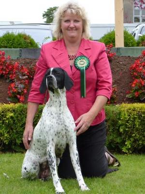 Lizzi winning on Irish Circuit 2010