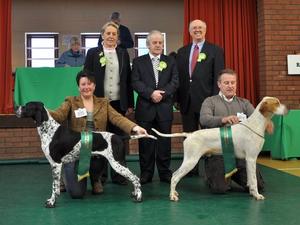 Overall winners with judges of the day