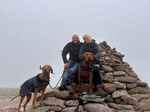 Heidi & Jaxon top on Munro July 23