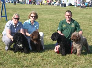 Lucy - her first show with the family