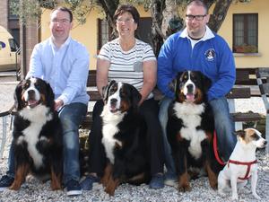 Philip,Sally & Tim, with Tillie, Tiziana, Naranja