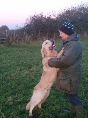 Zac just loves a cuddle
