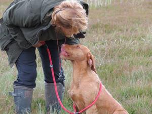 Having a chat on the grouse moor