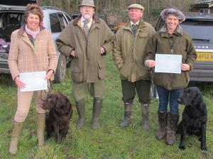 Vincent & daddy Bruno gaining their certificates