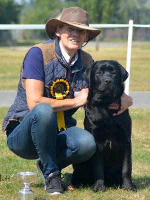 Boycie best puppy in breed URC Champ show 2016