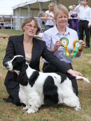Winning best in breed