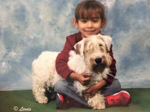 Freddie and Sky, winning Best Puppy at Newark