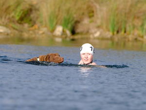 Libby & Zoe TriDog Aquathon 2019