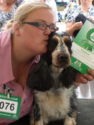 our first placing at a champ show!!