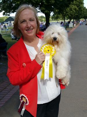 Brodie with his Group 3 Rosette