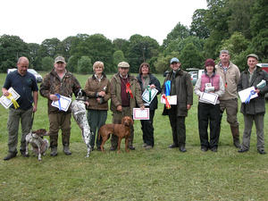 Winners at the WGDS Working Test