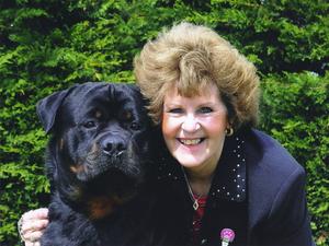 Rudi's son, Osthaen Dark Defender, with Granny
