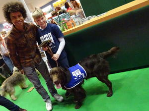 At Crufts supporting The AHT