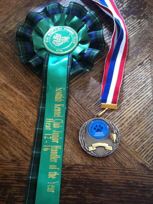 rosette and medal