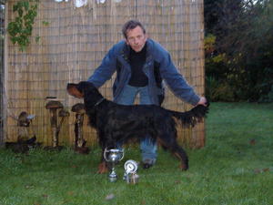 with best beginner Trophy and Best Colour Trophy