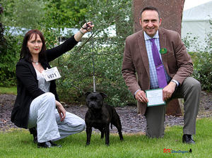Roxie & Judge Andrew Westwood winning her BRCC