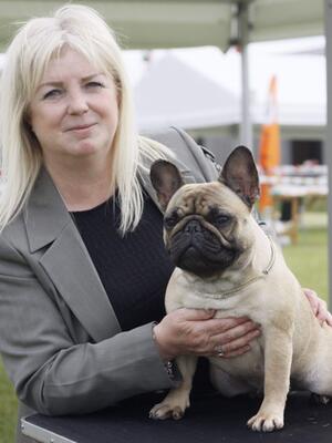 First Edition With Her Handler Jeannette Oakes