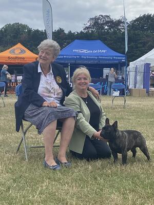 Jeannette with the judge Liz Cartledge