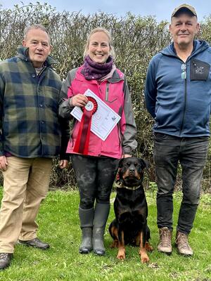 Juno qualified and won her first 4 trials