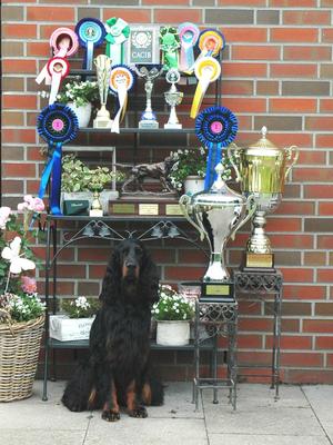 Raina and her European trophies