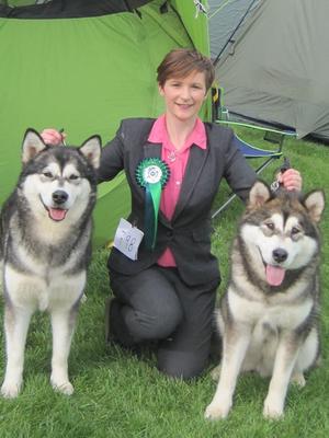 Demi and Hera winning at CACIB