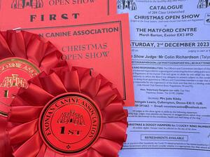 Exonian Open Show 2nd Dec 2023