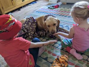 Always happy to join in with the games