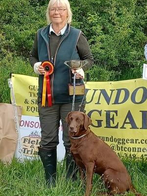 Tarnedge Nuthatch winning the NDLRC Novice Test