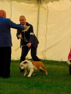 Henry being awarded his first UK CC Paul Reynolds