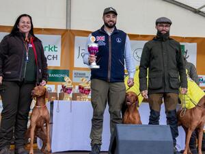 Gus - Derby Team GB at Vizsla Europa Cup, Germany