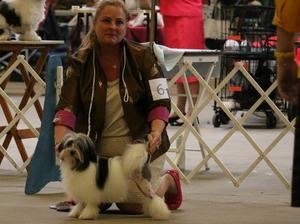 At her first show in the USA
