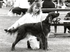 Me with Blackborough Jade (circa 1985)