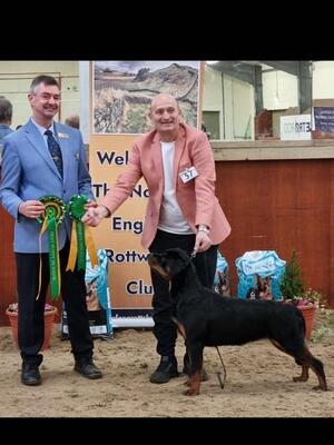 Winning her first RCC at 10 months old