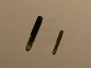 Trovan Regular & Mini microchips.