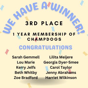 Giveaway 3rd prize winners