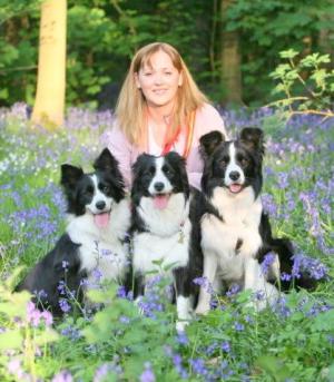 Lyndsay with Emma, Abbie & Twist May 2007