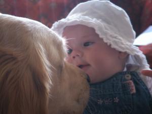 Izzy with my grandaughter