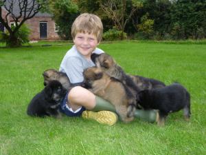 First play in the garden