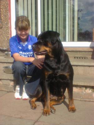 Lilly with my daughter Kayleigh