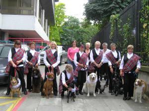 Attending the Paul O' Grady Talent Show in London
