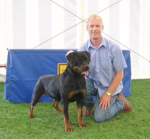 Ruby winning her 3rd C.C. atEast of England