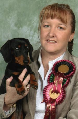 Alice pictured with Nicola Spencer