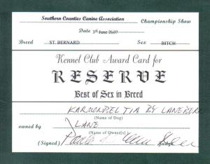 Res BOS Certificate